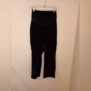 XS Petite Maternity Mandala Wide Legged Scrub Pants